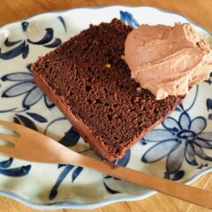 チョコレートパウンドケーキ＆チョコクリーム